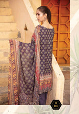 Johra Mahsa Embroidered Digital Printed Lawn-100% Original Guaranteed