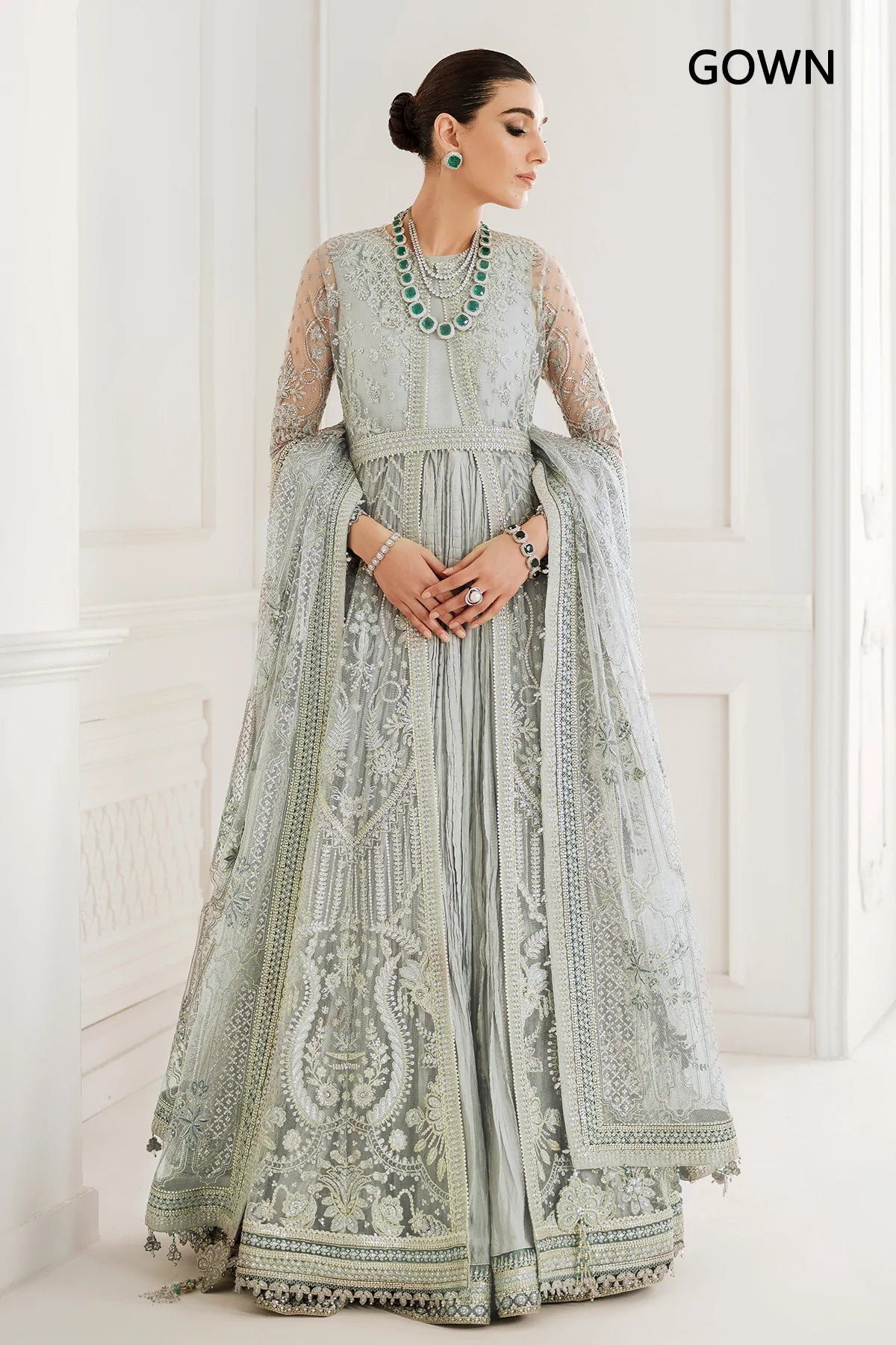 Chantelle - Embroidered Chiffon By Baroque Luxury Collection 100% Original