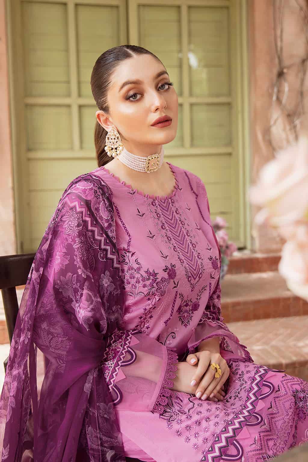 Mashaal By Ramsha Luxury Lawn 100% Original Ready To Ship