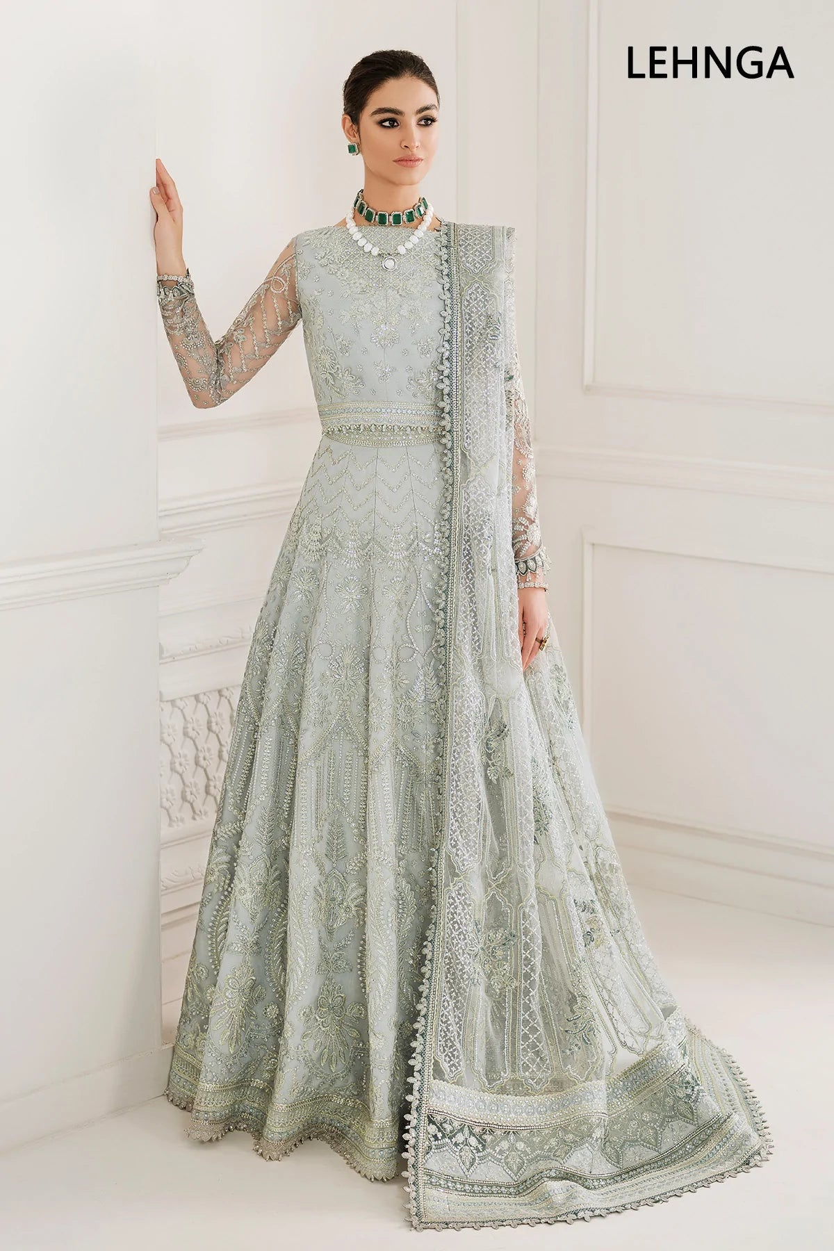 Chantelle - Embroidered Chiffon By Baroque Luxury Collection 100% Original