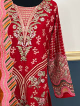 Pakistani Stitched Embroidery Party Wear Dresses Ready To Ship