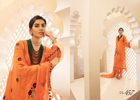 Udaan by Khoobsurat Embroidered Lawn Collection 2021 -100% Original Guaranteed