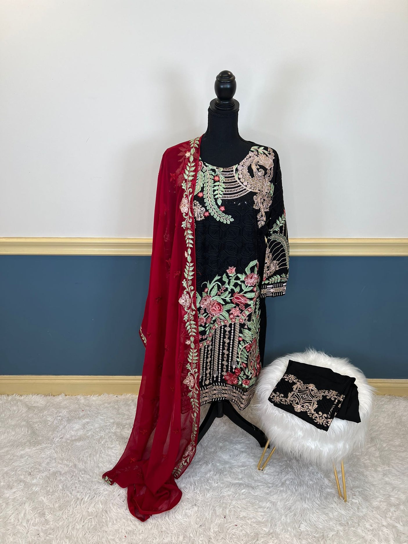 Pakistani Embroidered Party wear  Ready To Ship