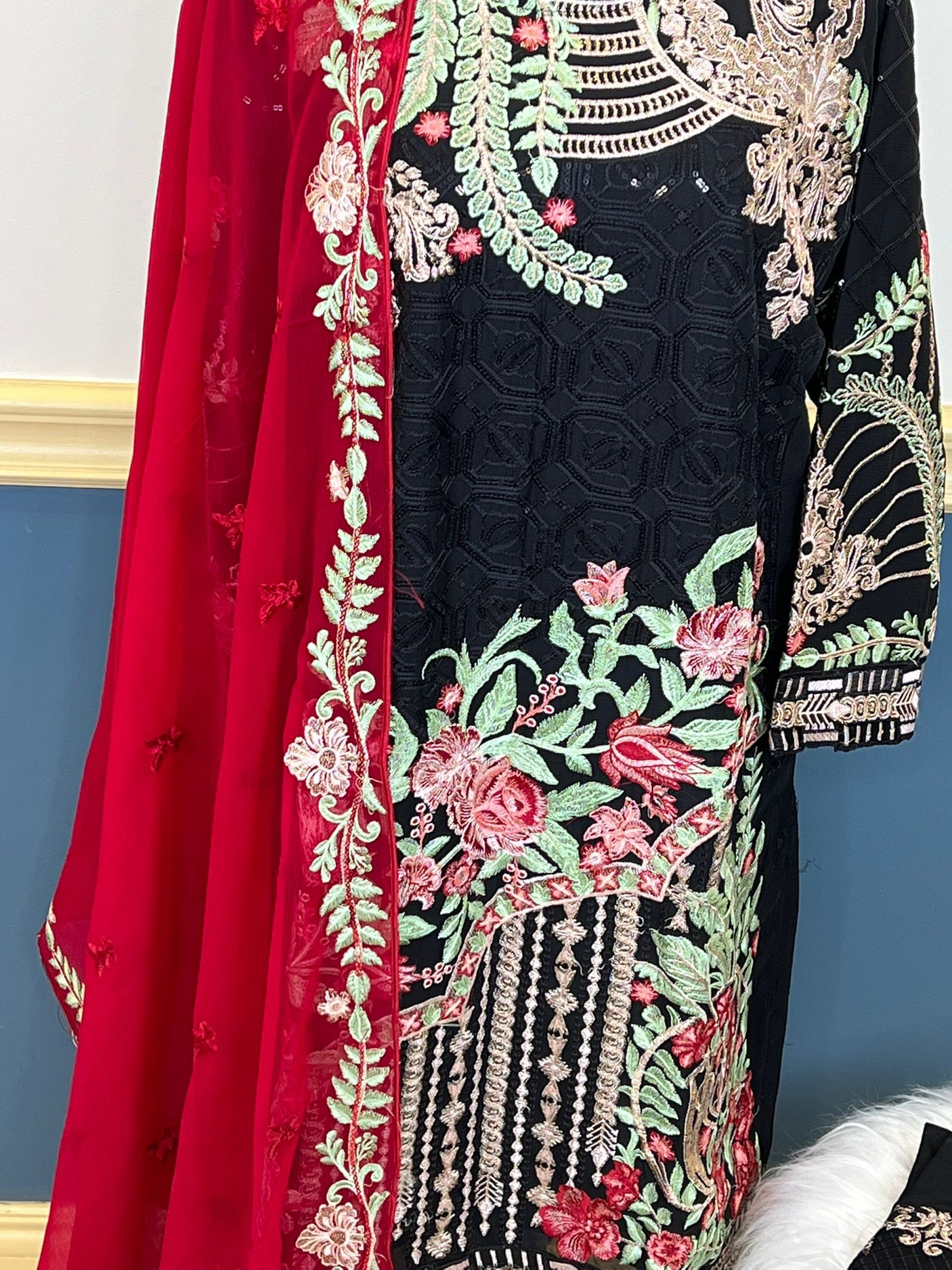 Pakistani Embroidered Party wear  Ready To Ship