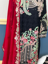 Pakistani Embroidered Party wear  Ready To Ship
