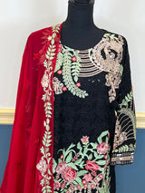 Pakistani Embroidered Party wear  Ready To Ship