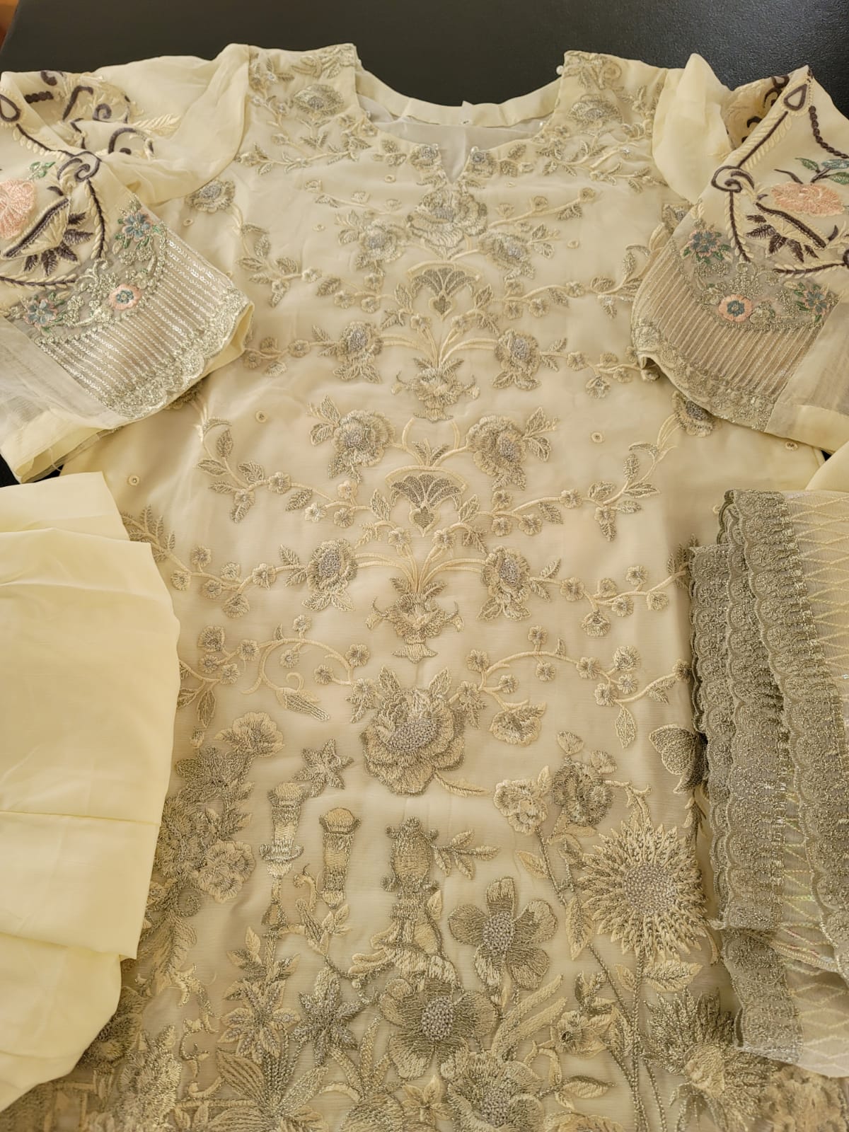 Pakistani Stitched Embroidery Party Wear Dresses Ready To Ship