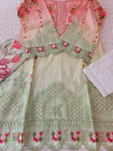 Pakistani Stitched Embroidery Lawn Suit Ready To Ship