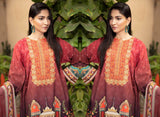 Johra Margrate Embroidered Lawn-100% Original Guaranteed