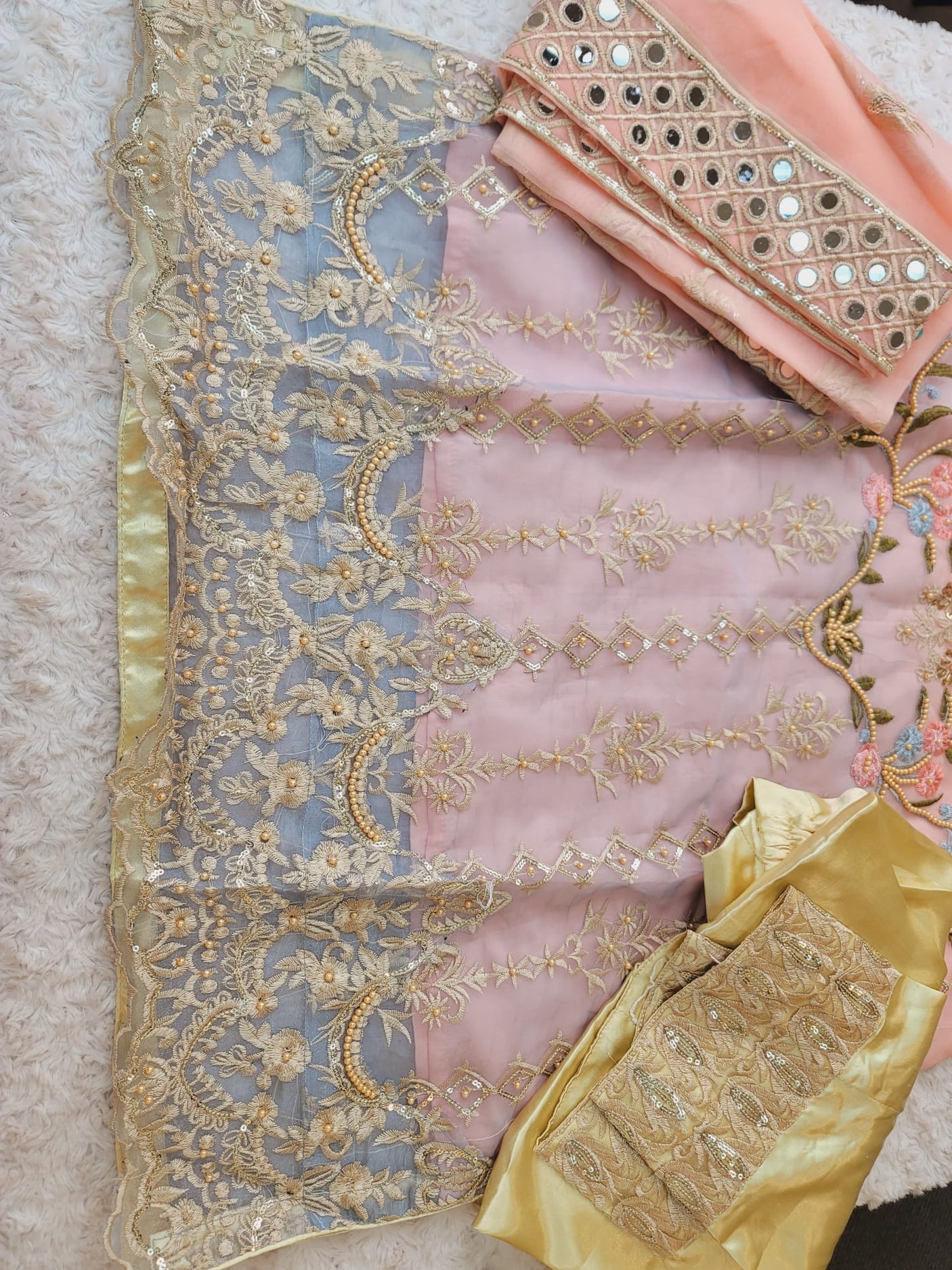 Pakistani Stitched Embroidery Party Wear Dresses Ready To Ship