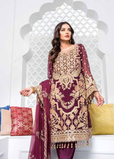 Jannan Final Premium Chiffon Embroidered Collection 2021 -100% Original Guaranteed