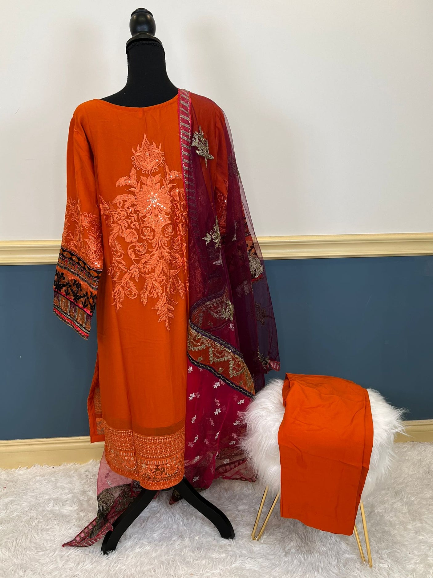Pakistani Embroidered Party wear  Ready To Ship