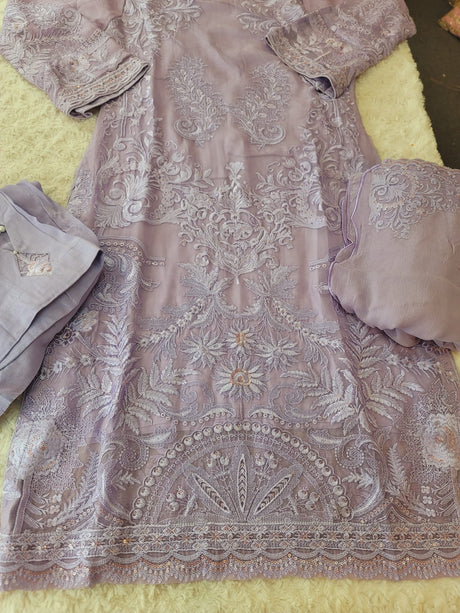 Pakistani Stitched Embroidery Party Wear Dresses Ready To Ship