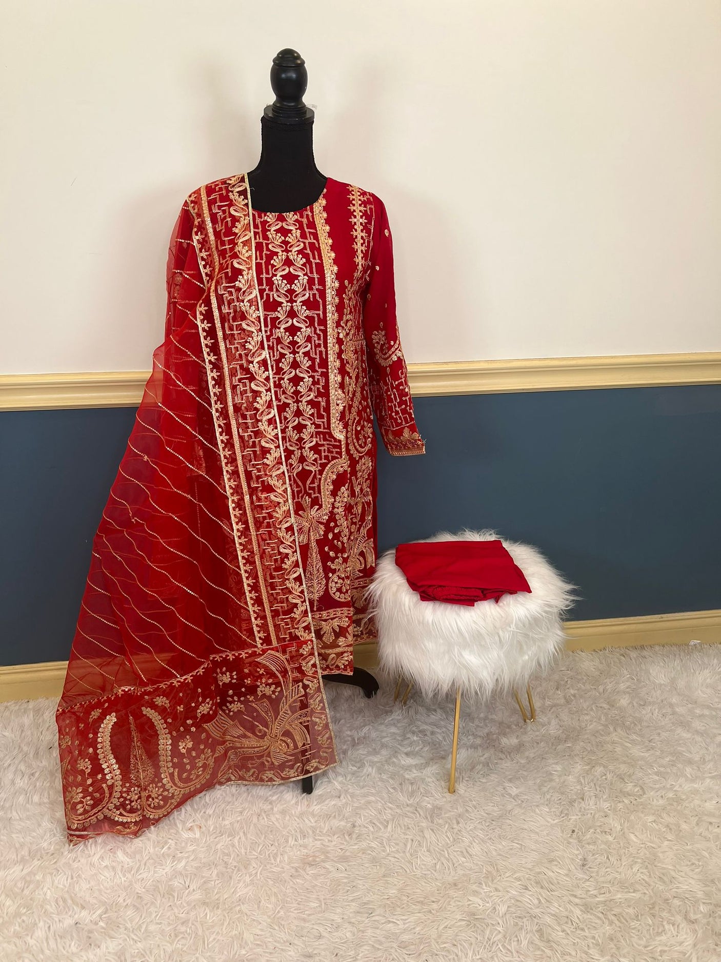 Pakistani Embroidered Party wear  Ready To Ship