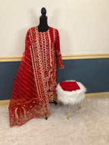 Pakistani Embroidered Party wear  Ready To Ship