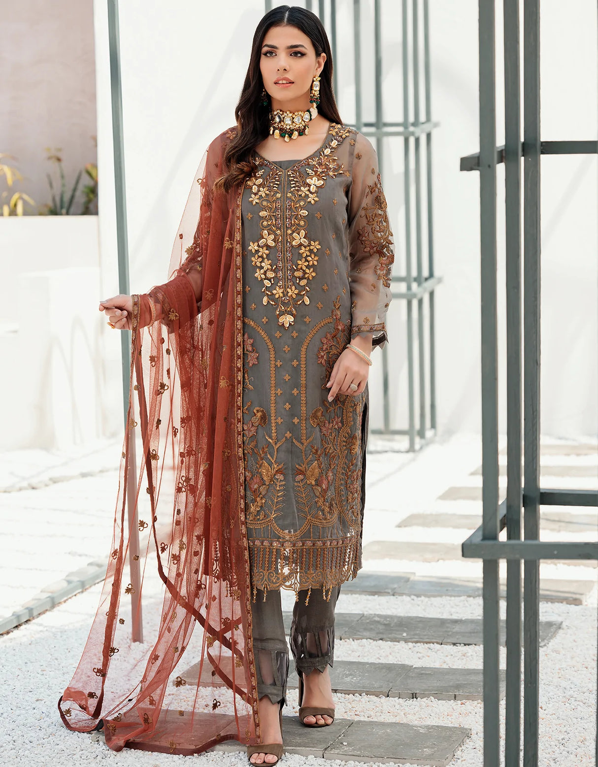 Nafasat By Emaan Adeel Embroidered Chiffon Collection