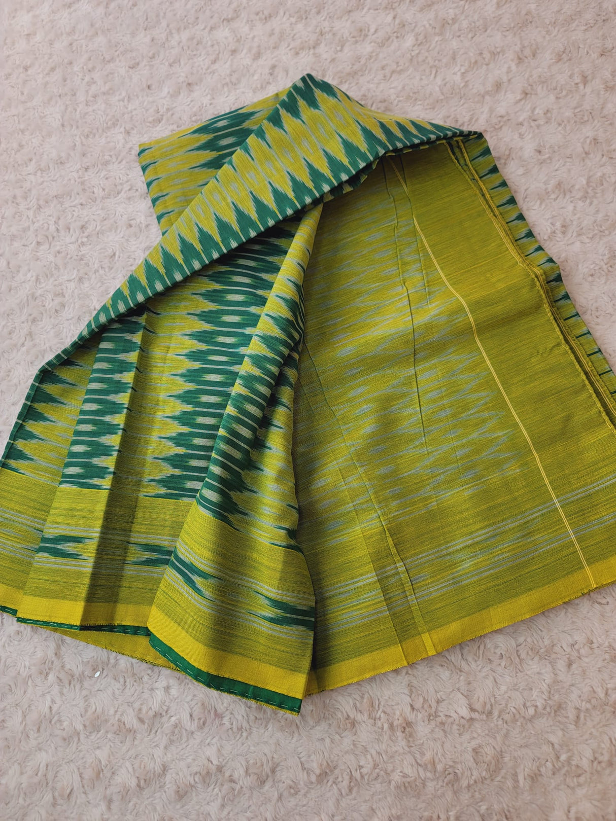 Silk ikkat saree