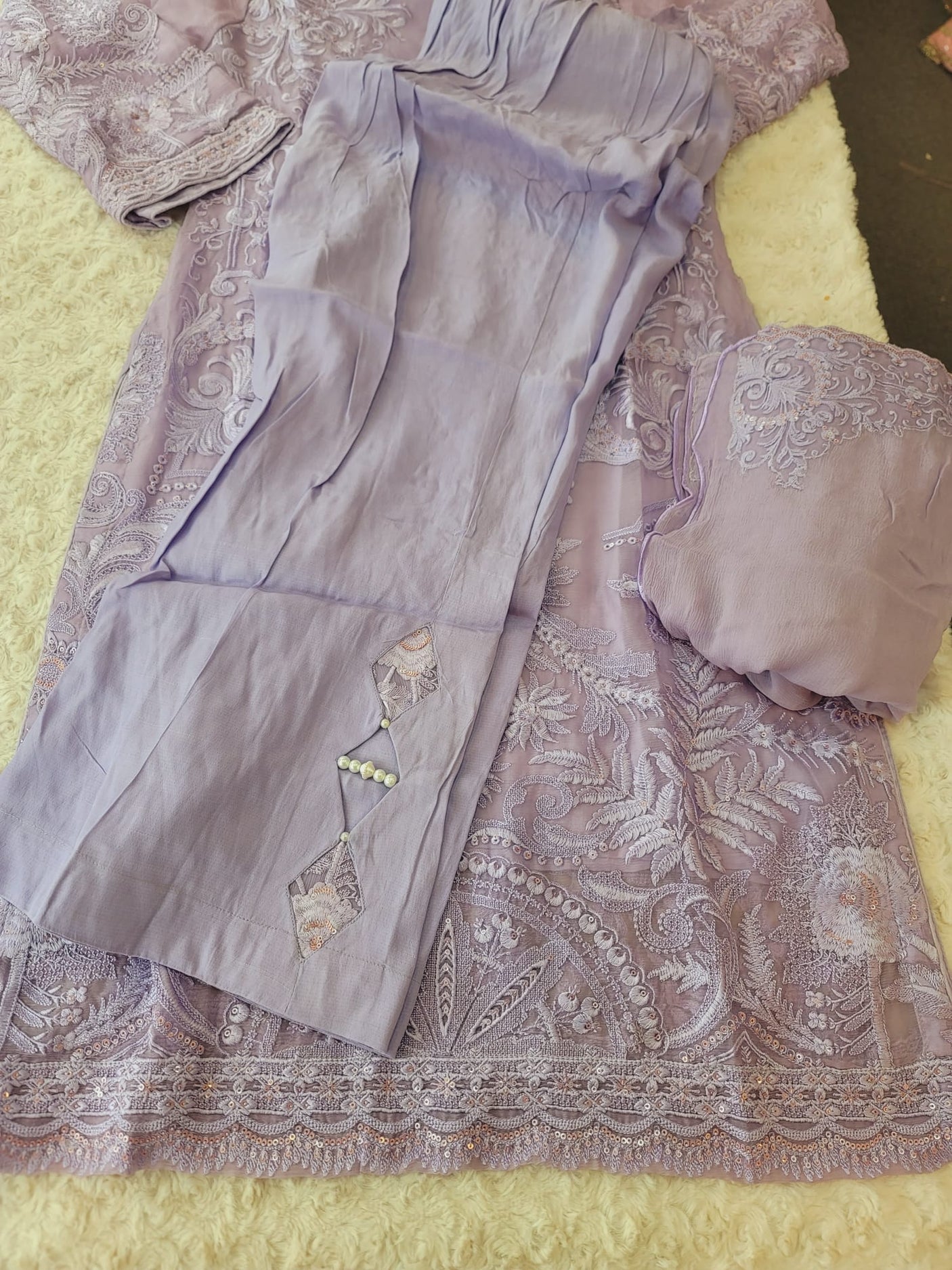 Pakistani Stitched Embroidery Party Wear Dresses Ready To Ship