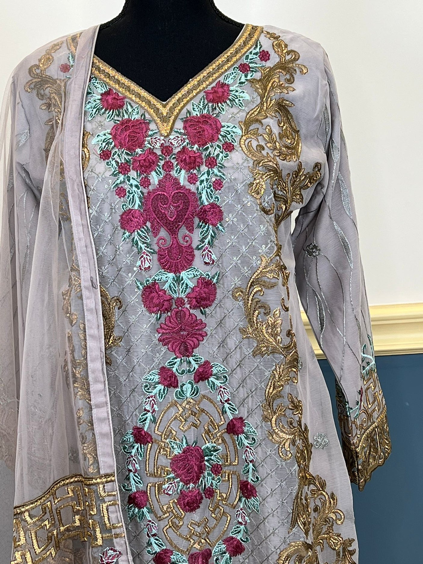 Pakistani Embroidered Party wear  Ready To Ship