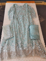 Pakistani Stitched Embroidery Party Wear Dresses Ready To Ship