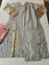 Pakistani Stitched lawn Embroidered Salwar kameez ready to ship