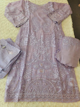 Pakistani Stitched Embroidery Party Wear Dresses Ready To Ship