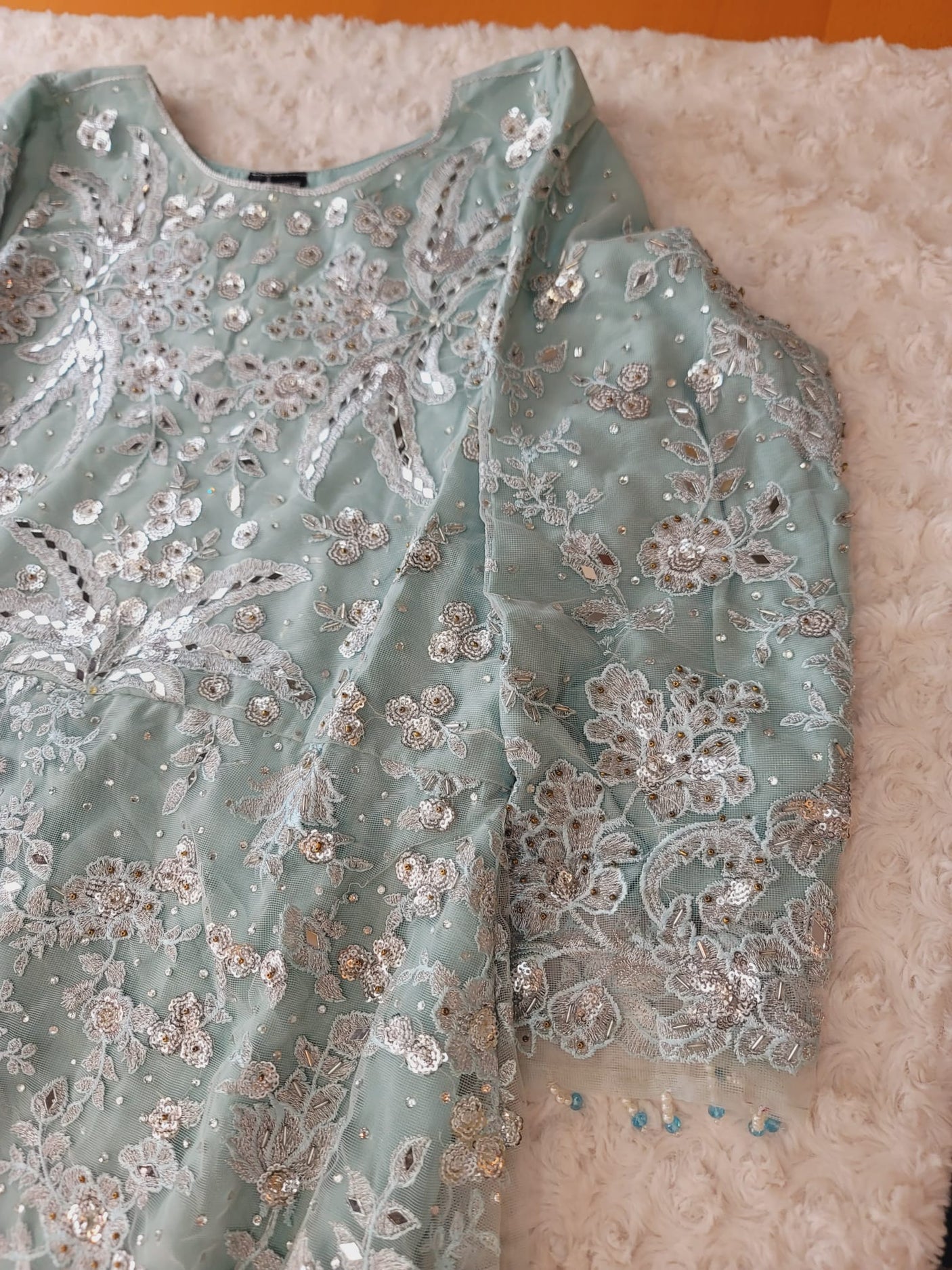 Pakistani Stitched Embroidery Party Wear Dresses Ready To Ship