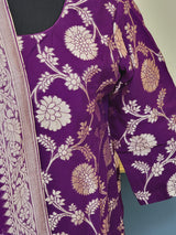 Pure Khaddi Georgette Banarasi Salwer Kamiz