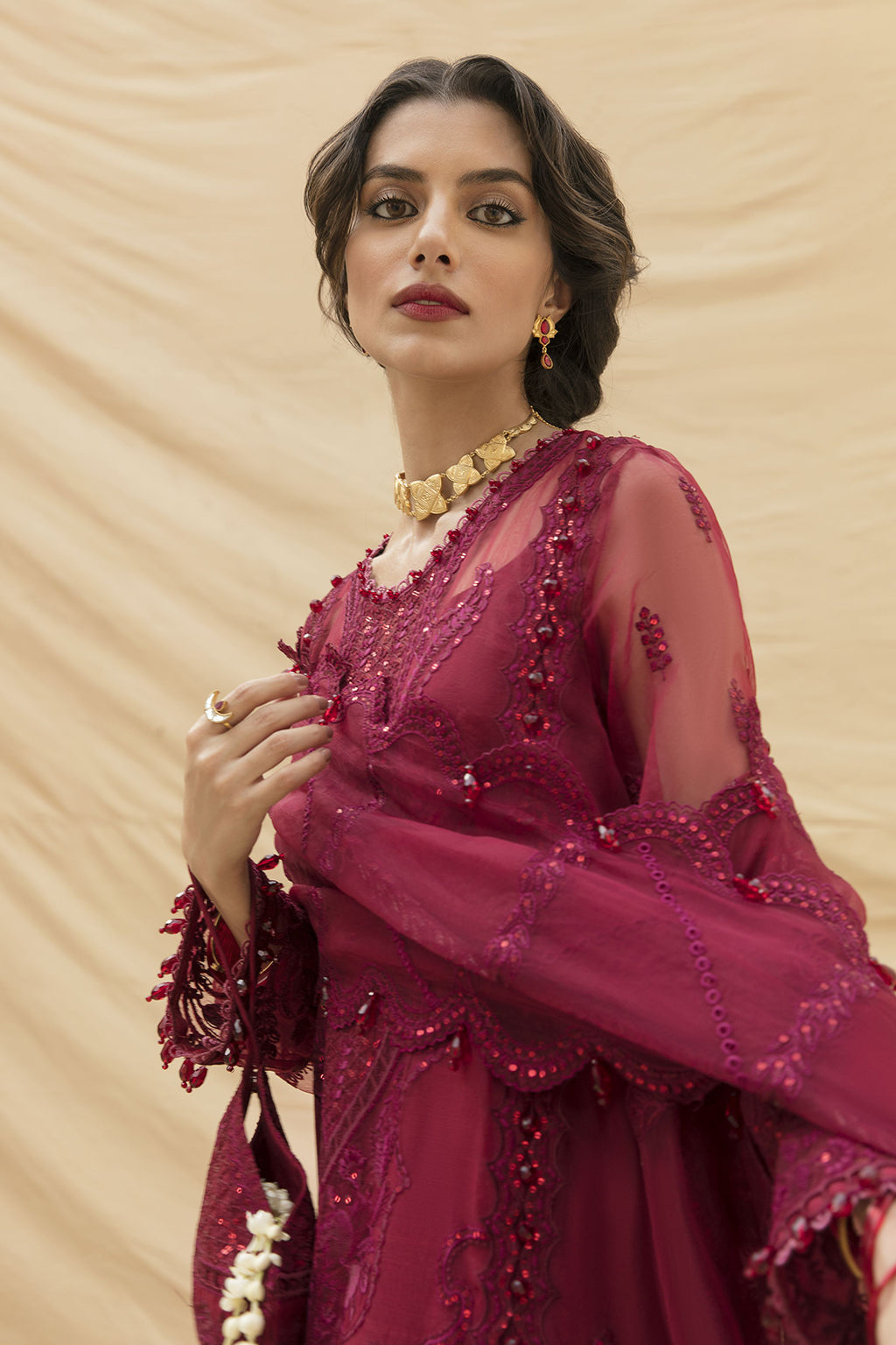 Dhoop Kinara By Afrozeh Embroidered Chiffon Collection