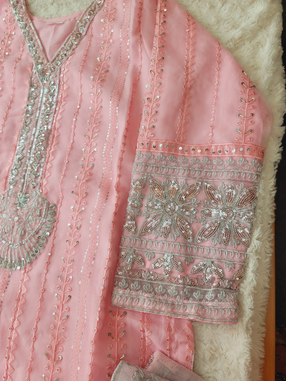 Pakistani Stitched Embroidery Party Wear Dresses Ready To Ship