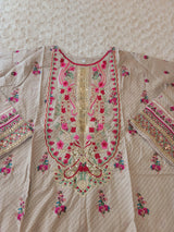 Pakistani Stitched lawn Embroidered Salwar kameez ready to ship