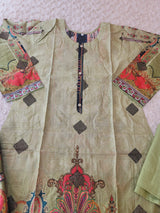 Pakistani Stitched lawn Embroidered Salwar kameez ready to ship