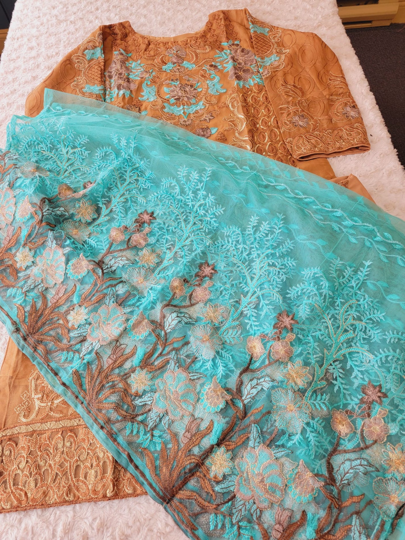 Pakistani Stitched Embroidery Party Wear Dresses Ready To Ship