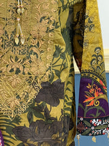 Pakistani Stitched lawn Embroidered Salwar kameez ready to ship