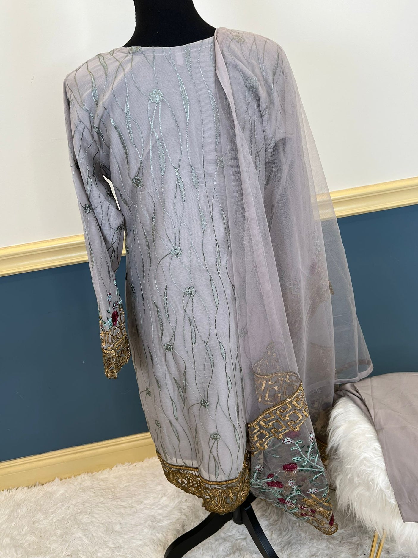 Pakistani Embroidered Party wear  Ready To Ship