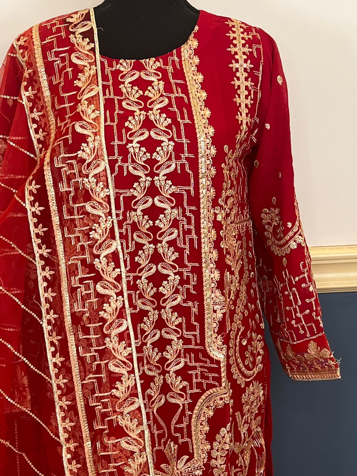 Pakistani Embroidered Party wear  Ready To Ship