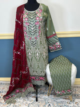 Pakistani Embroidered Party wear Ready To Ship