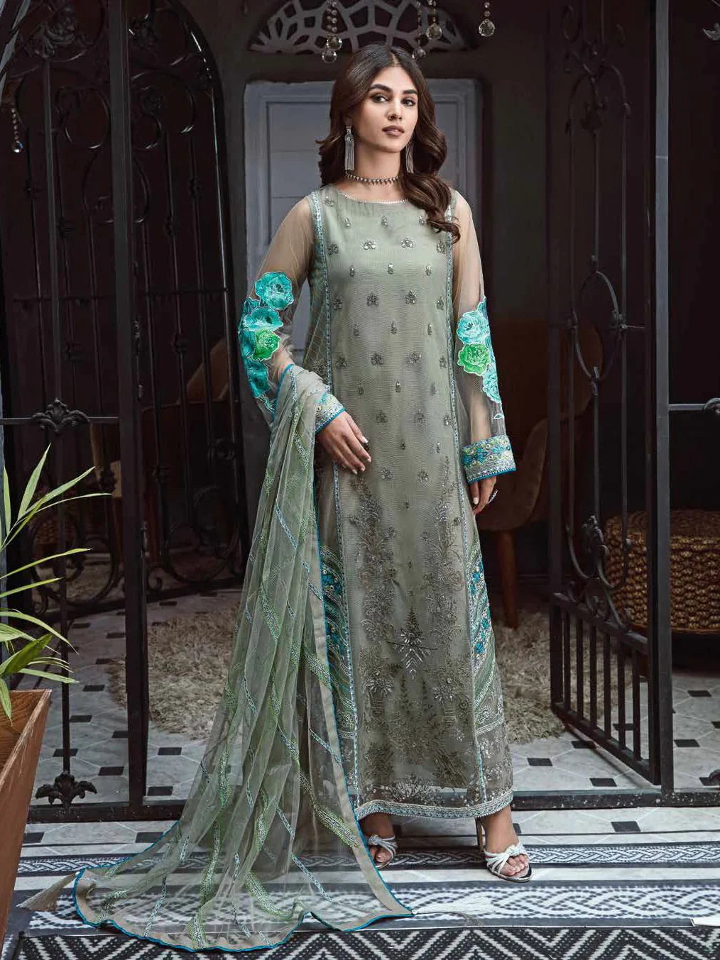 Aarzo by Charizma Premium Embroidered Luxury Collection 100% Original