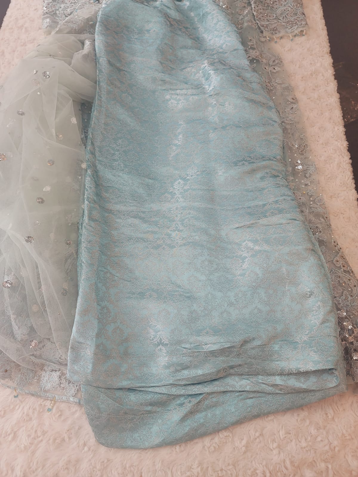 Pakistani Stitched Embroidery Party Wear Dresses Ready To Ship