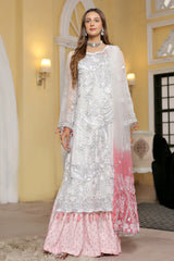 La'Fleur By Maryam's Chiffon Embroidered Collection