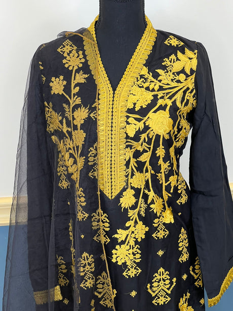 Pakistani Stitched Embroidery Party Wear Dresses Ready To Ship