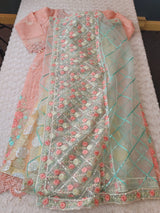 Pakistani Stitched Embroidery Party Wear Dresses Ready To Ship