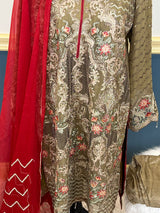 Pakistani Embroidered Party wear  Ready To Ship