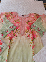 Pakistani Stitched Embroidery Lawn Suit Ready To Ship