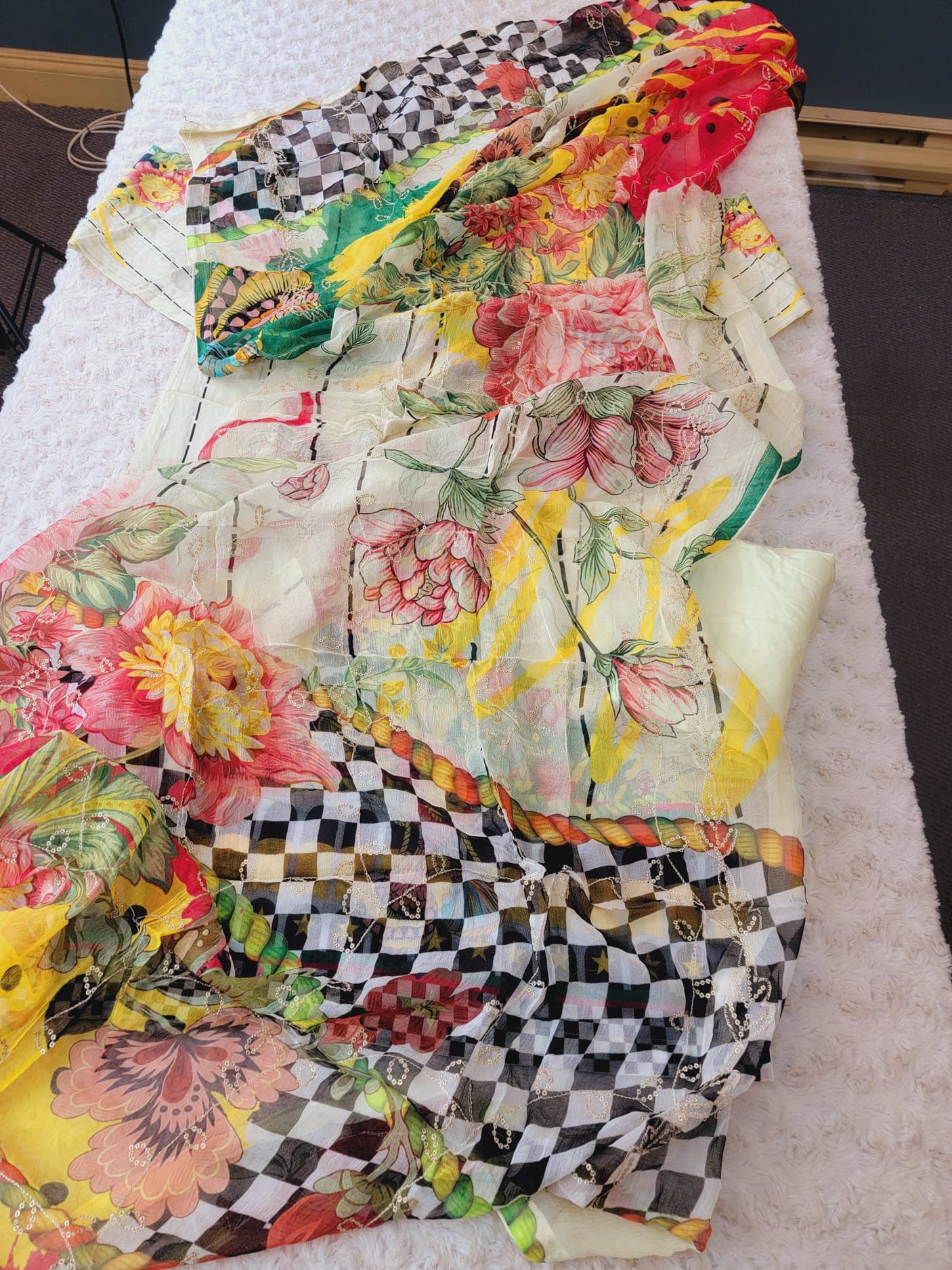 Pakistani Stitched lawn Embroidered Salwar kameez ready to ship