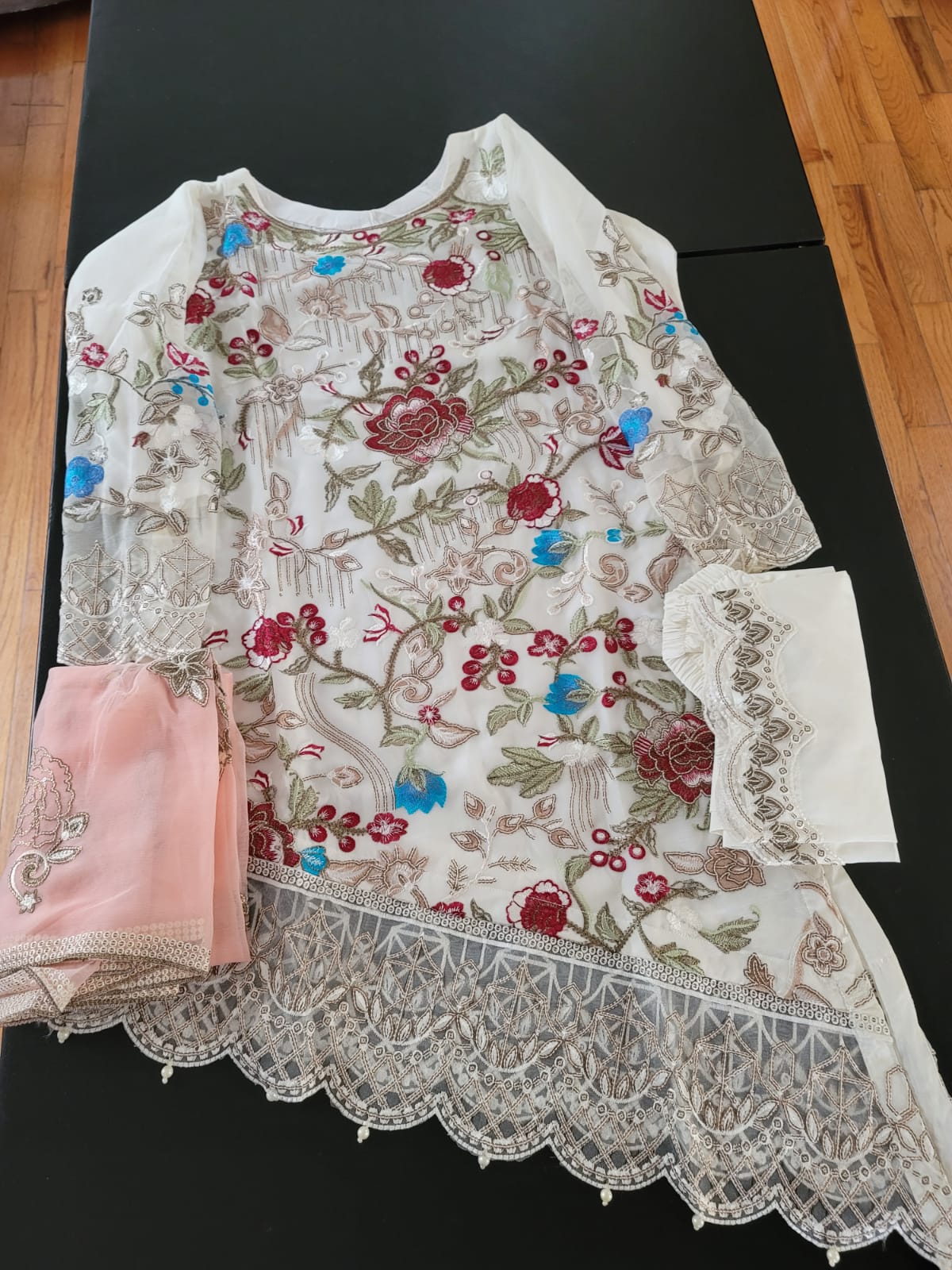 Pakistani Stitched Embroidery Party Wear Dresses Ready To Ship