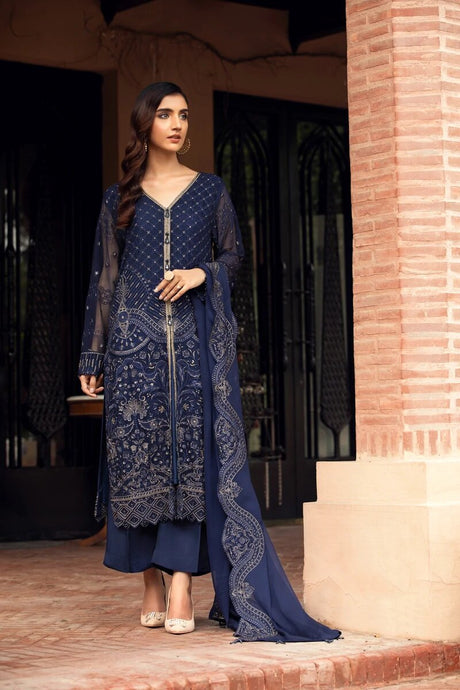 FARASHA EMBROIDERED CHIFFON COLLECTION-100% Original Guaranteed