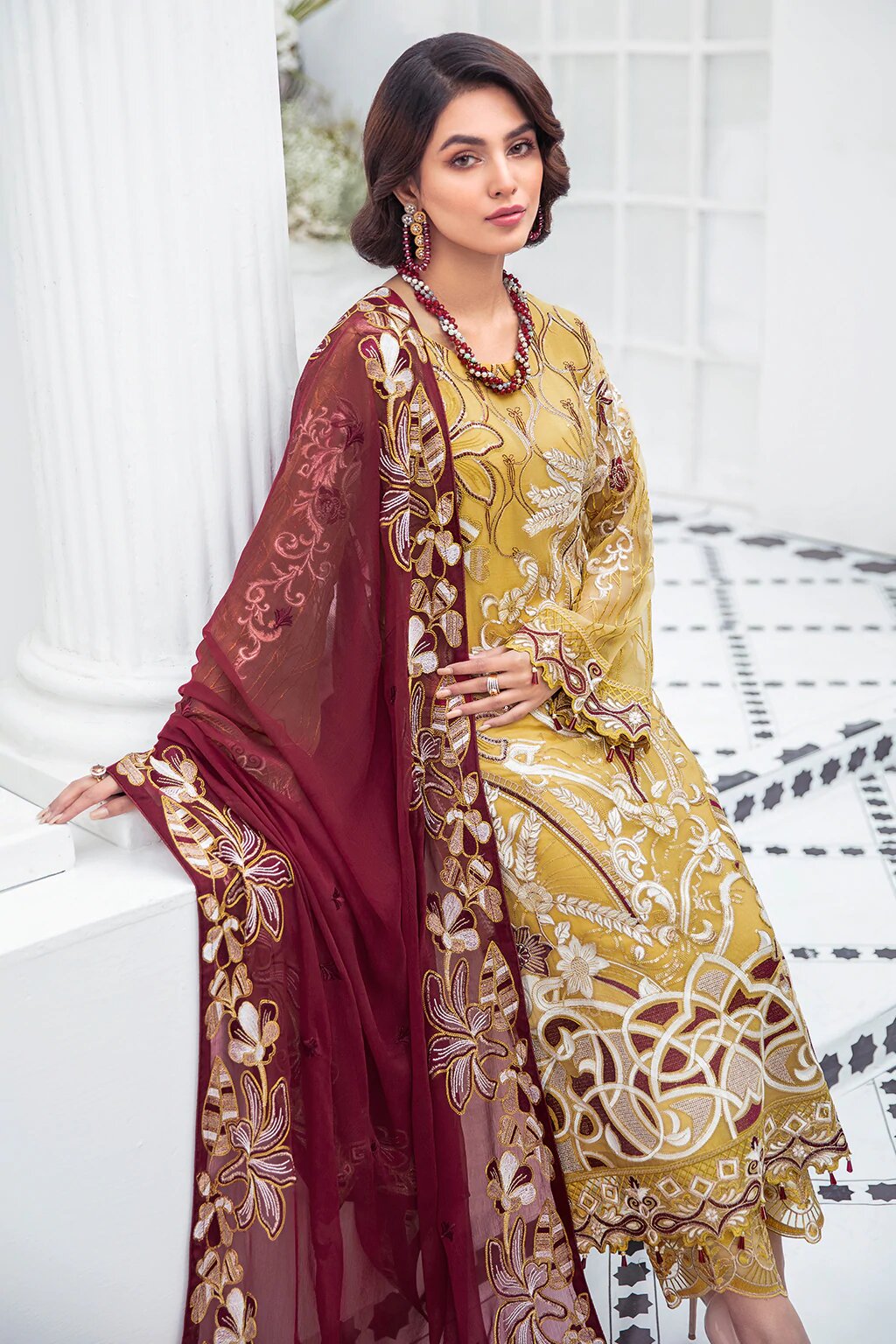 Ramsha Luxury Chiffon Embroidered Collection -100% Original Guaranteed