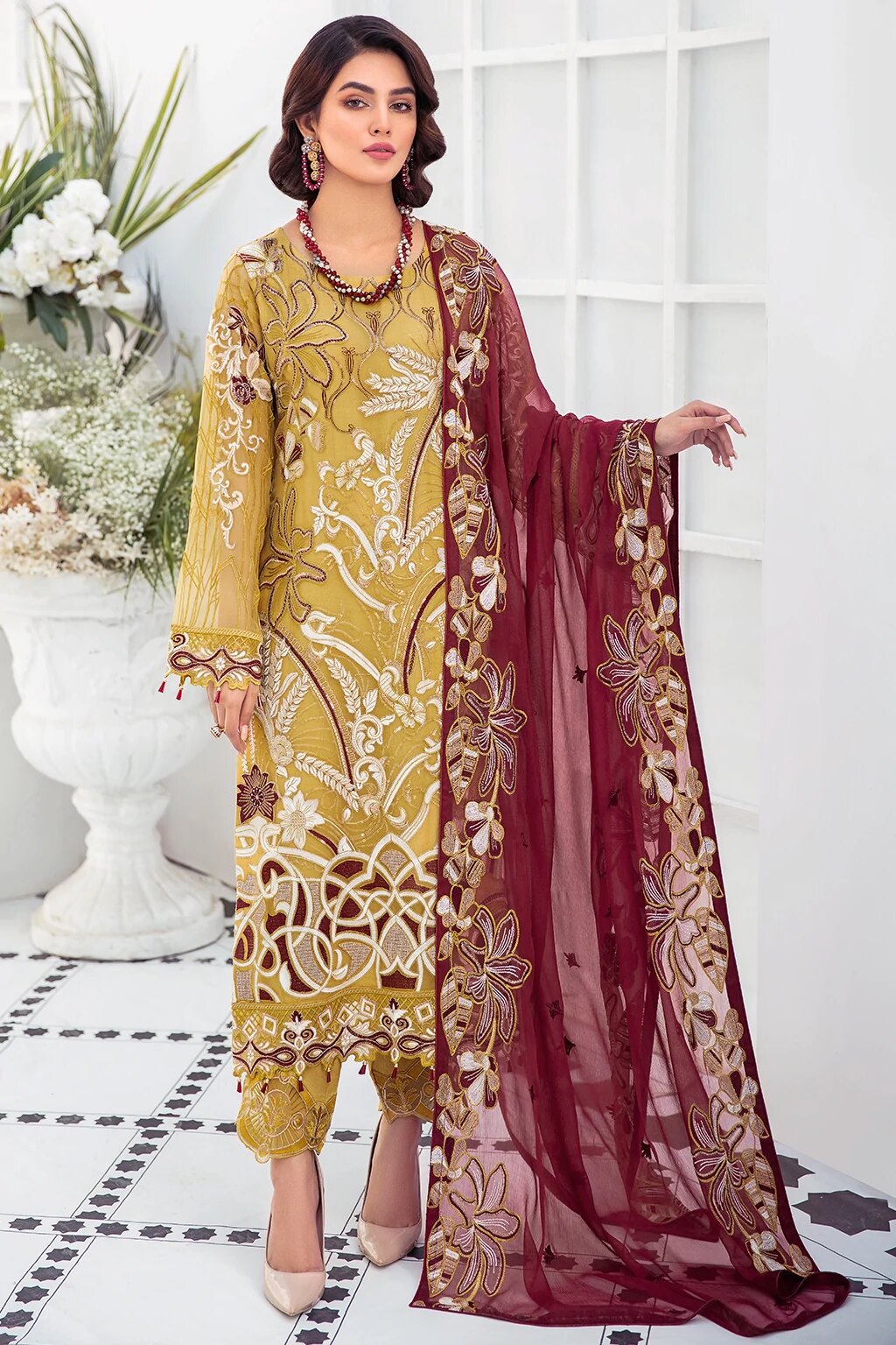 Ramsha Luxury Chiffon Embroidered Collection -100% Original Guaranteed