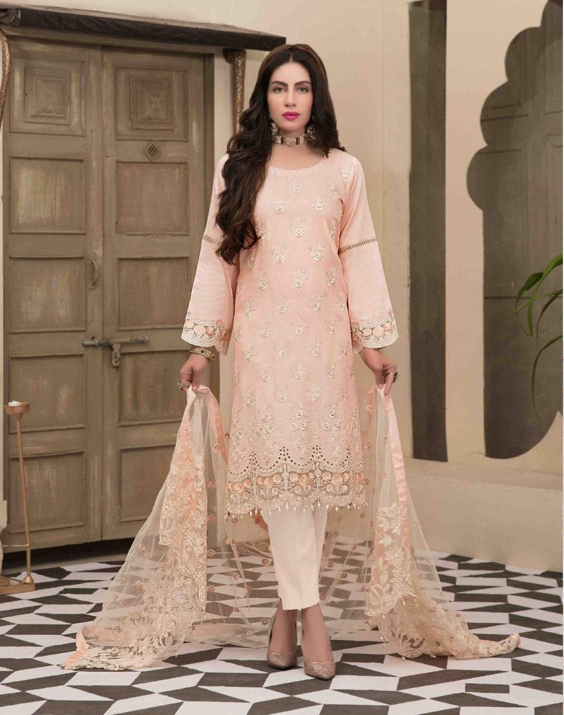 Spectacular Opulence By Tawakkal Embroidered Lawn Collection 2021 -100% Original Guaranteed